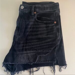 Black American Eagle Jean Shorts
